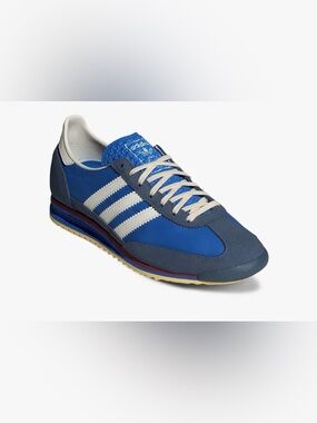ADIDAS-Blue Retro SL72 OG-Runner with White Stripes